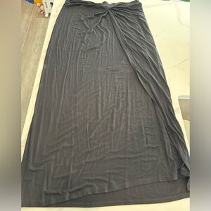 Bisou Bisou Black Maxi Skirt NWT